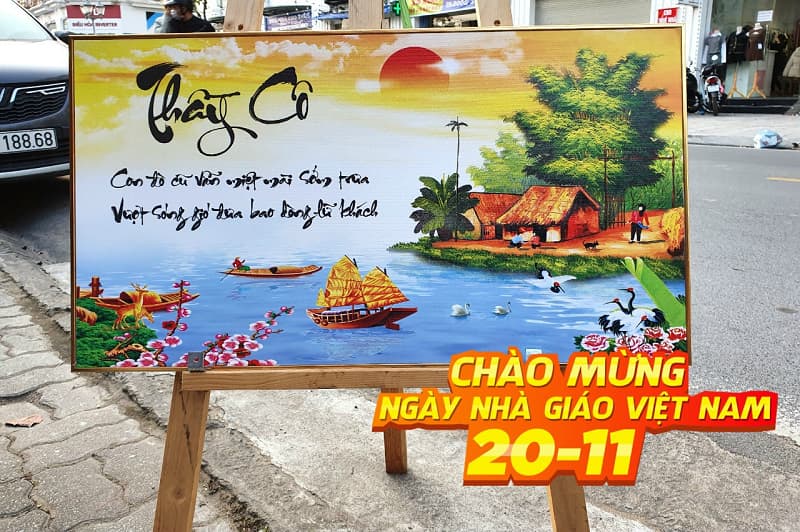 Tranh ảnh 20/11 đẹp. (Ảnh: Sưu tầm Internet)