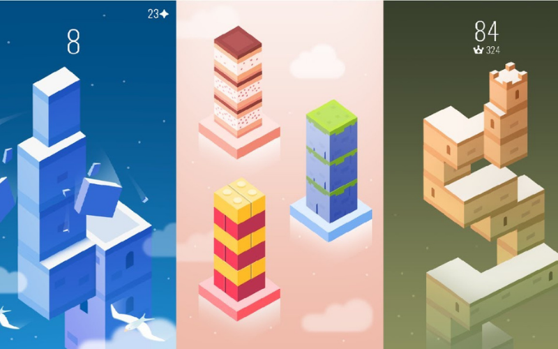 Trò chơi xây tháp có cách chơi thú vị, nhạy bén. (Ảnh: Sưu tầm Internet)