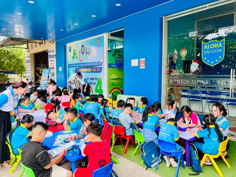 Trung tâm Ngoại ngữ Quốc tế Aloha Sài Gòn tại Bến Tre. (Ảnh: Sưu tầm Internet)