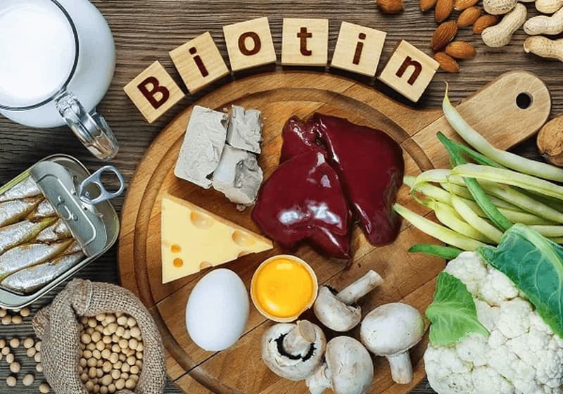 Những thực phẩm giàu vitamin B7. (Ảnh: Sưu tầm Internet)
