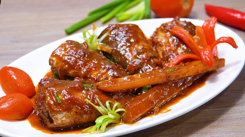 Cá ngừ sốt cà chua là món ăn rất được ưa thích. (Ảnh: Sưu tầm Internet)