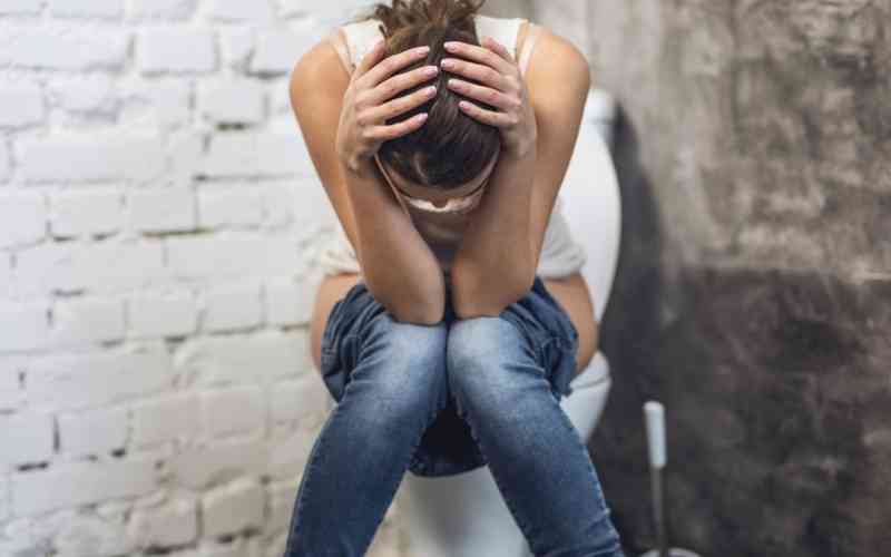 Bà bầu dễ bị táo bón. (Ảnh: Sưu tầm Internet)