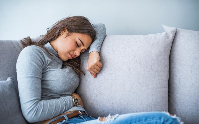 Mẹ bầu đau bụng nhiều ngày liên tiếp. (Ảnh: Sưu tầm Internet)