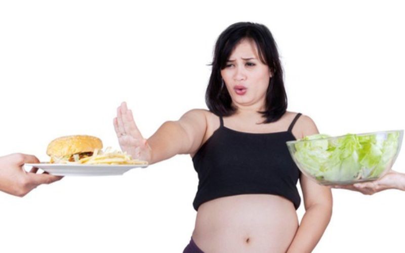 Vùng kín bị đau khiến mẹ bầu chán ăn. (Ảnh: Sưu tầm Internet)