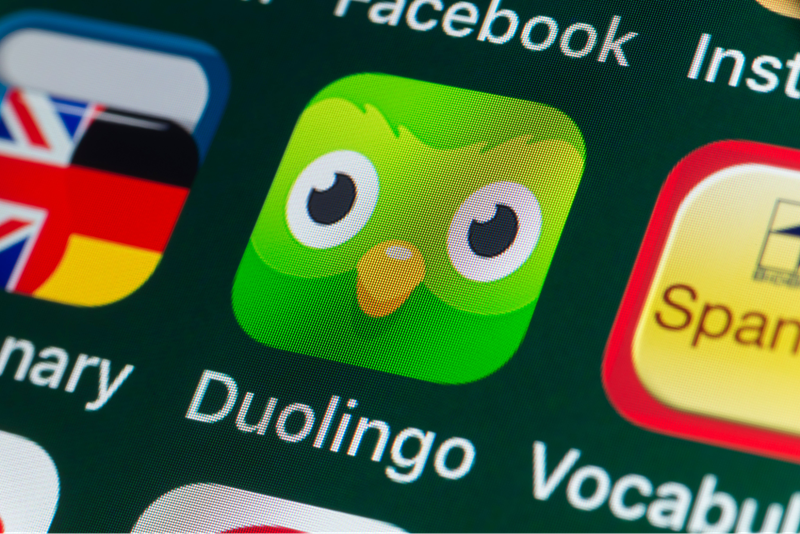 Duolingo - App học tiếng Anh miễn phí. (Ảnh: Sưu tầm Internet)