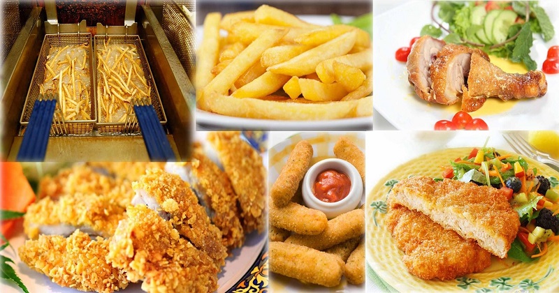 Món ăn nhiều dầu mỡ khiến bụng mẹ bị khó tiêu, đầy bụng. (Ảnh: Sưu tầm Internet)