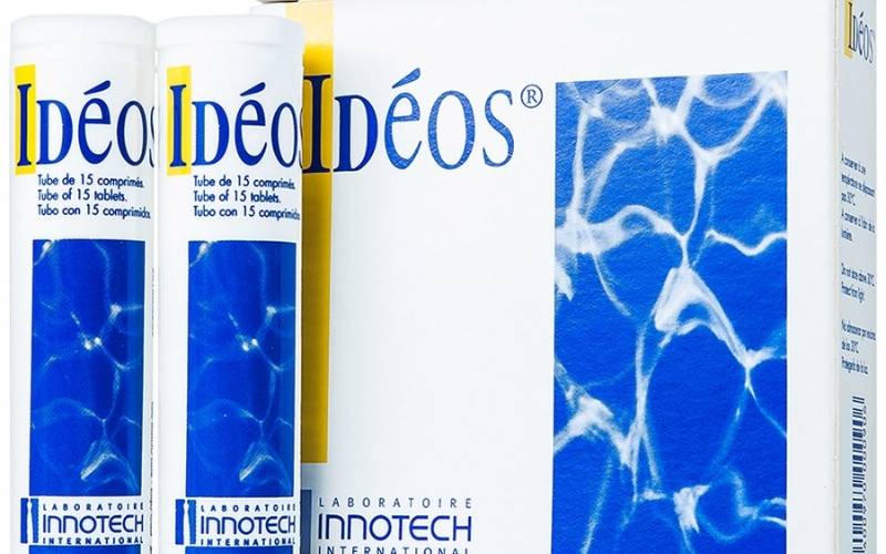 Thuốc canxi Ideos 500mg/ 400IU. (Ảnh: Sưu tầm Internet)