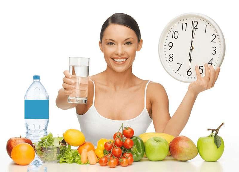 Uống đủ nước, ăn đủ chất. (Ảnh: Sưu tầm Internet)