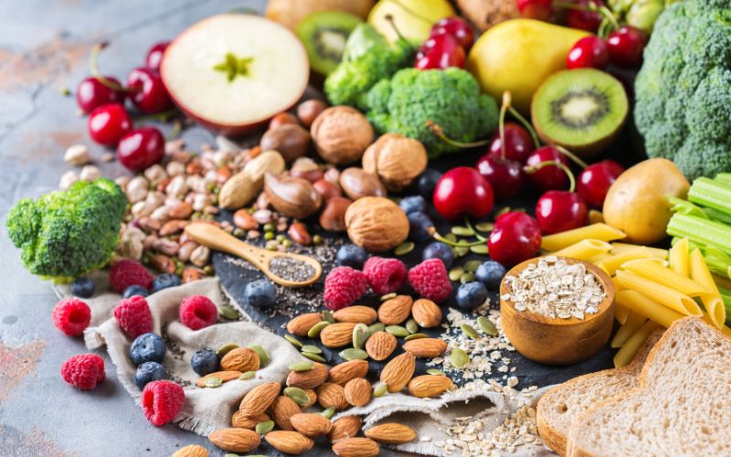 Nguồn thực phẩm bổ sung chất xơ cho cơ thể. (Ảnh: Sưu tầm Internet)