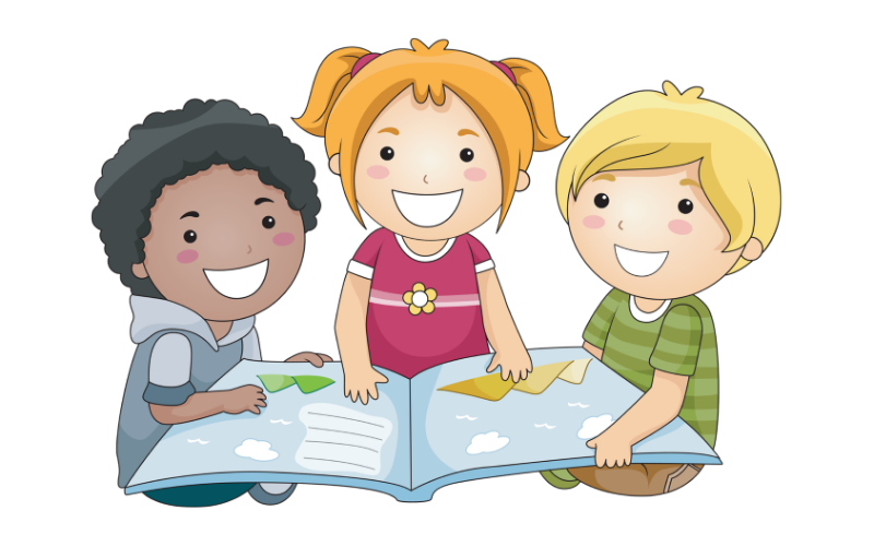 Học tiếng Việt với sách có nhiều hình ảnh minh hoạ. (Ảnh: Khothietke.net)