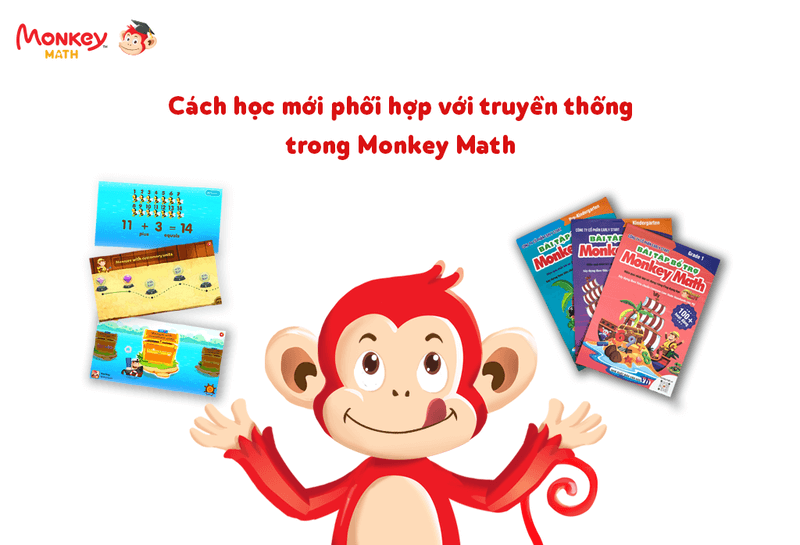 Học toán cùng Monkey Math. (Ảnh: Sưu tầm internet)