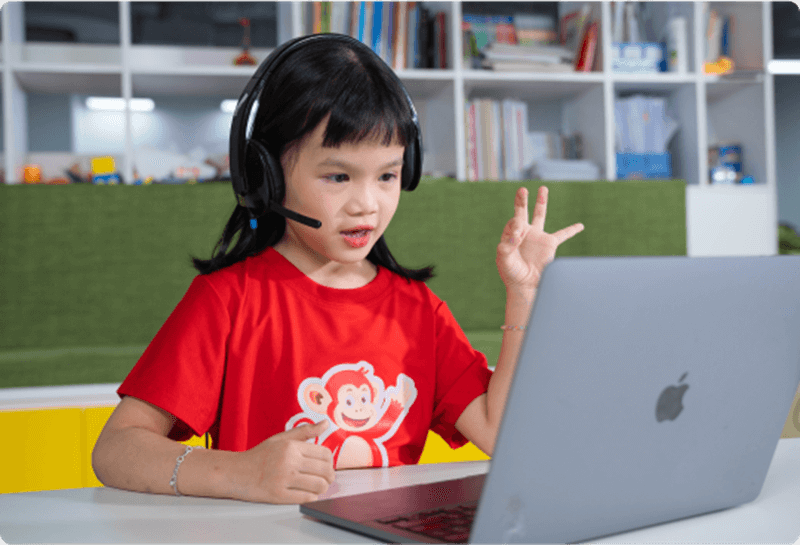 Monkey Tutoring là một sự lựa chọn tốt khi trẻ mới bắt đầu học tiếng Anh. (Ảnh: Monkey)