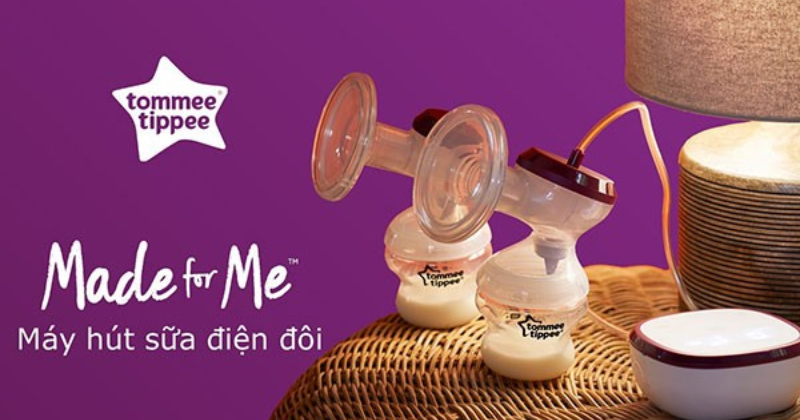 Máy hút sữa điện đôi Tommee Tippee (Ảnh: Sưu tầm Internet)