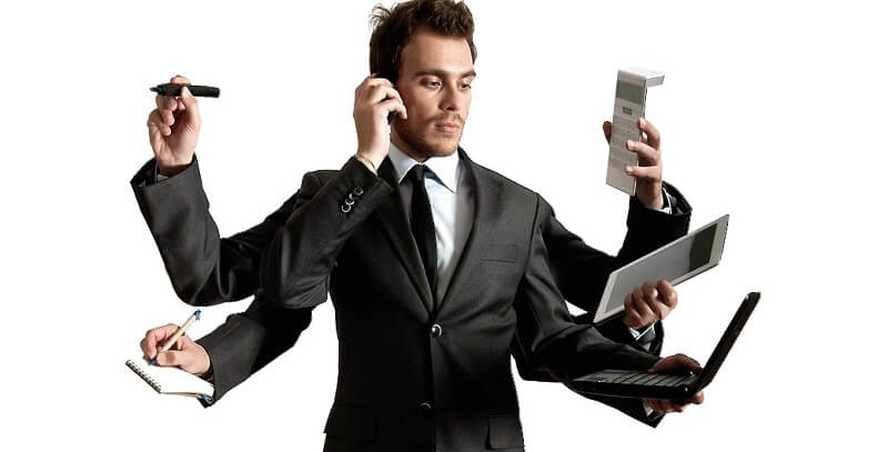 Quay cuồng trong công việc. (Ảnh: Sưu tầm Internet)