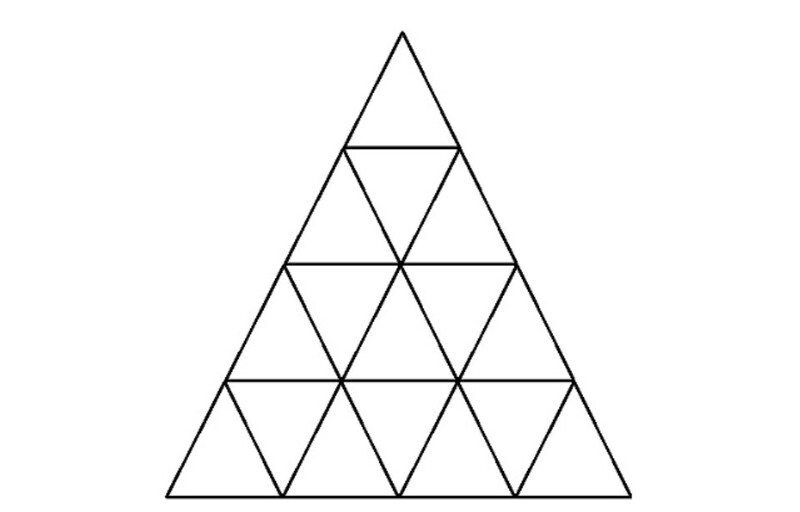 Có bao nhiêu hình tam giác? (Nguồn ảnh: Sưu tầm internet)