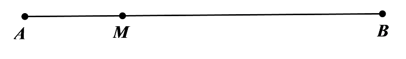 Mối quan hệ giữa điểm và đoạn thẳng. (Ảnh: Sưu tầm Internet)