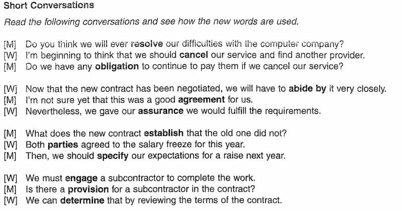 Mẫu bài 600 từ vựng 2. (Ảnh: Tác giả)