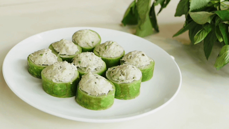 Chả bầu hấp. (Ảnh: Sưu tầm Internet)