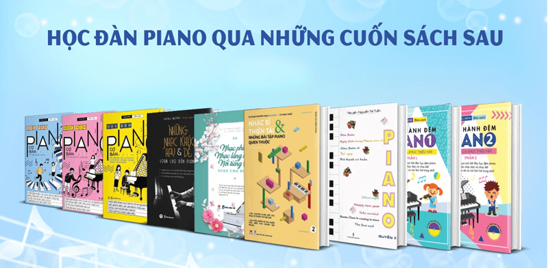 Gợi ý các cuốn sách dạy đàn organ cho trẻ. (Ảnh: Sưu tầm Internet)