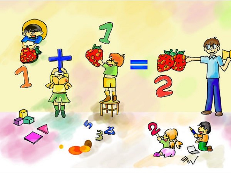 Một số bí quyết về cách dạy bé 2 tuổi học Toán. (Ảnh: Sưu tầm Internet)