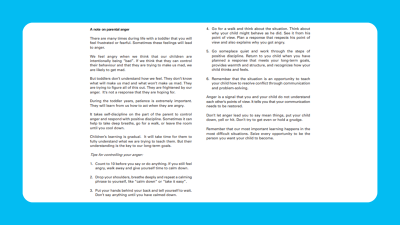 Ghi ch&uacute; quan trọng về cơn giận của cha mẹ