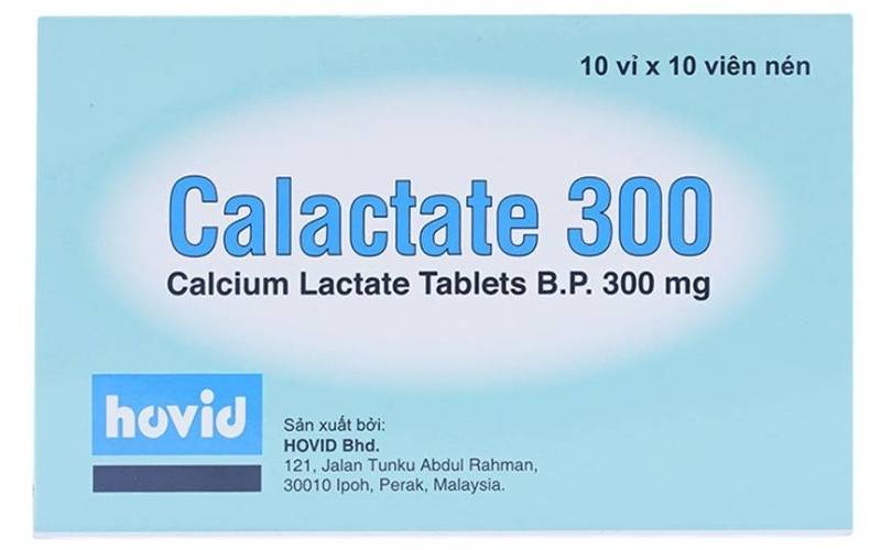 Thuốc Calcium Lactate. (Ảnh: Sưu tầm Internet)