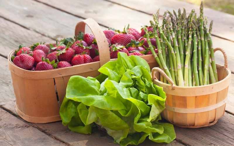 Thực phẩm bổ sung chất xơ inulin từ rau củ quả và ngũ cốc. (Ảnh: Sưu tầm Internet)