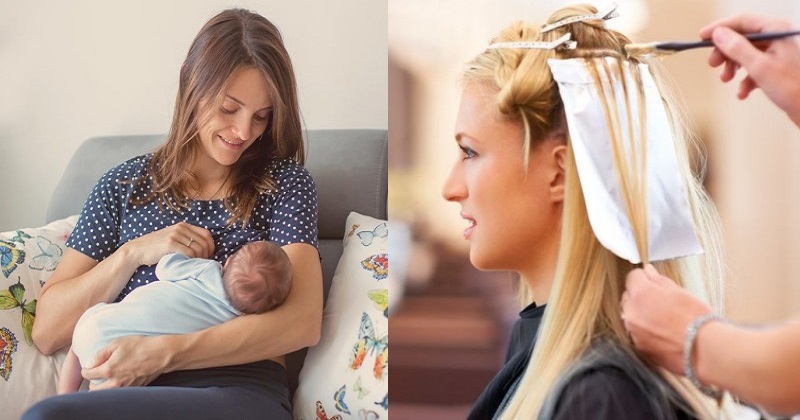 Mẹ nên chọn các tiệm làm tóc uy tín trước khi tiến hành nhuộm tóc (Ảnh: Sưu tầm Internet)