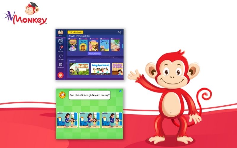 Kho truyện hiện đại hữu ích cho cả bé và mẹ. (Ảnh: Monkey)