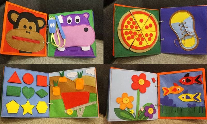 Sách vải rèn luyện kỹ năng sống cho trẻ mầm non (Nguồn:Sưu tầm Internet)