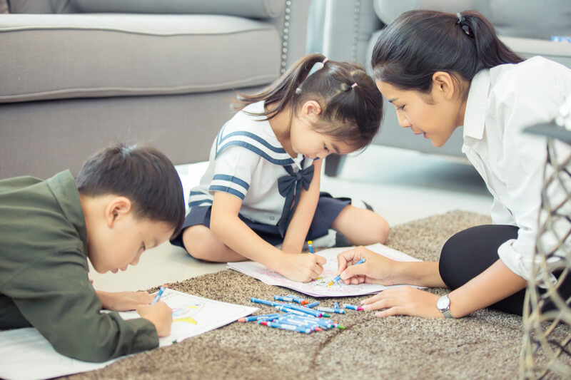 Lưu ý thời gian học cho trẻ. (Ảnh: Sưu tầm Internet)