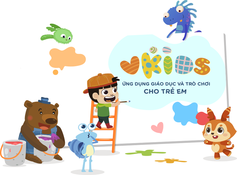 Ứng dụng học tiếng Việt Vkids. (Ảnh: Vkids)