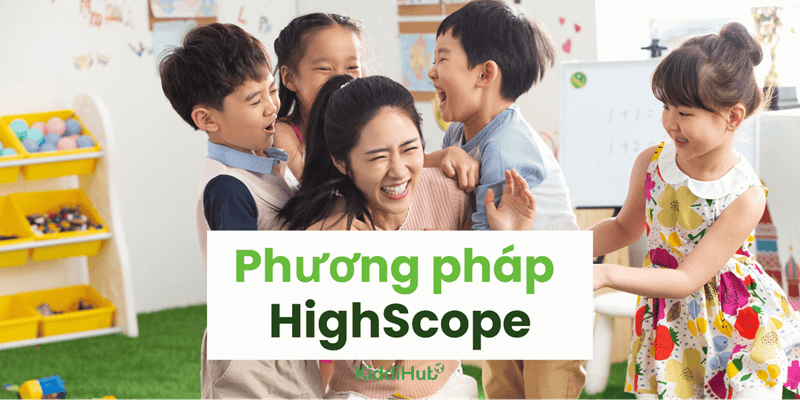 Phương pháp HighScope. (Ảnh: Kiddihub.com)