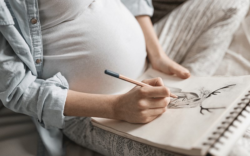 Thai giáo bằng mỹ thuật. (Ảnh: Sưu tầm Internet)