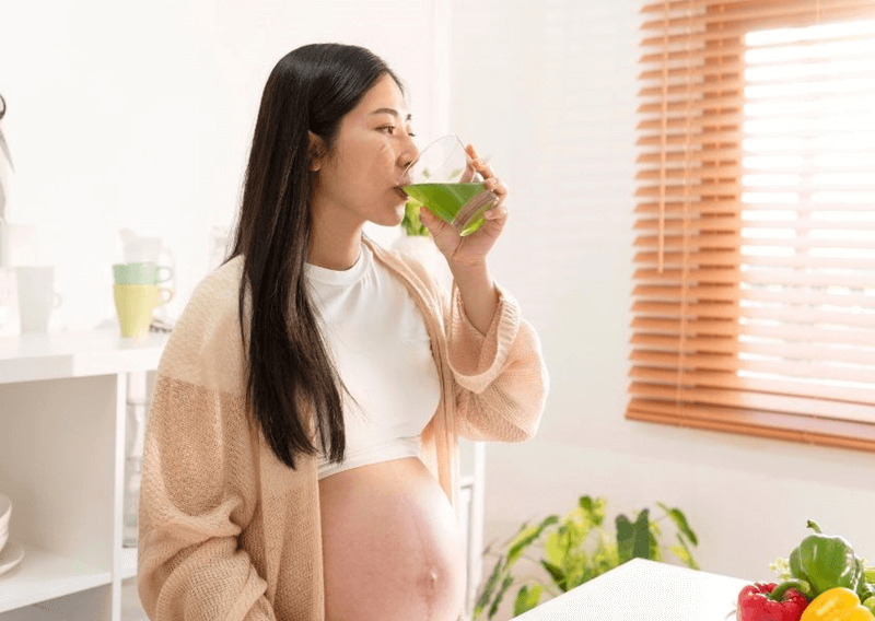 Thực đơn cho bà bầu 3 tháng cuối thai kỳ. (Ảnh: Sưu tầm Internet)