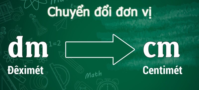 Dạng bài tập đổi đơn vị đo độ dài dm (Nguồn ảnh: Sưu tầm internet)