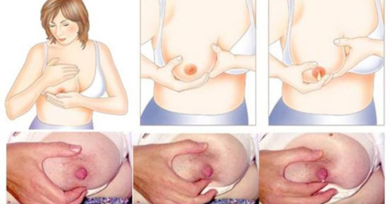 Cách vắt sữa mẹ bằng tay hiệu quả (Ảnh: Sưu tầm Internet)