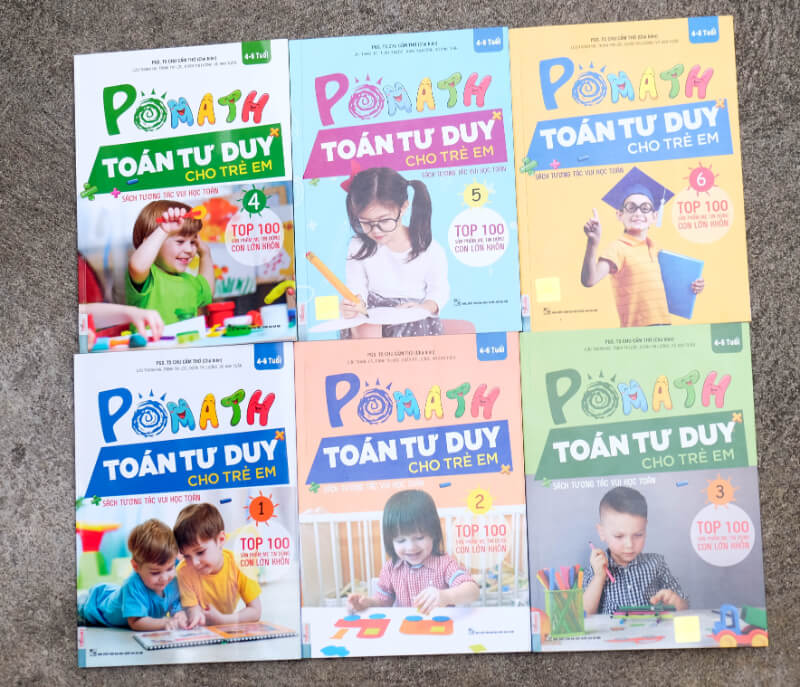 Bộ Sách PoMath. (Ảnh: Sưu tầm Internet)