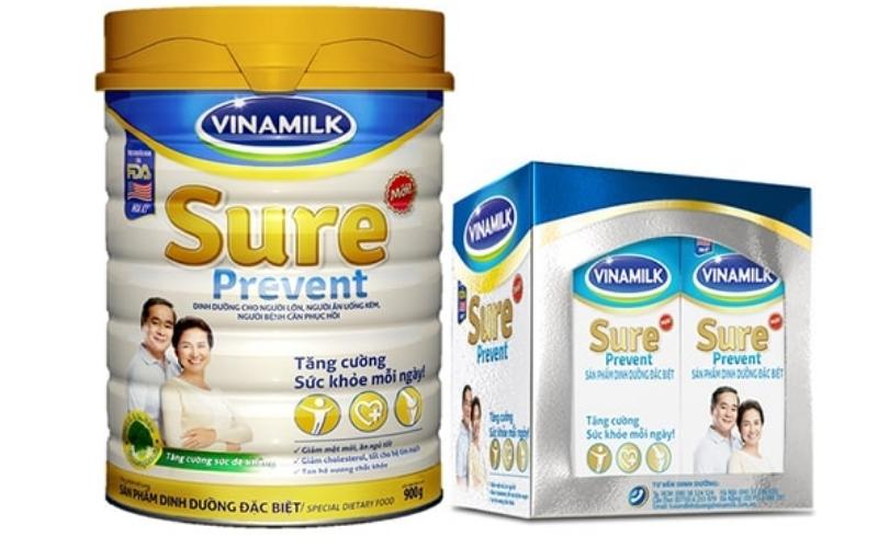 Sữa bột Sure Prevent Gold giảm đau nhức xương khớp. (Ảnh: Sưu tầm Internet)