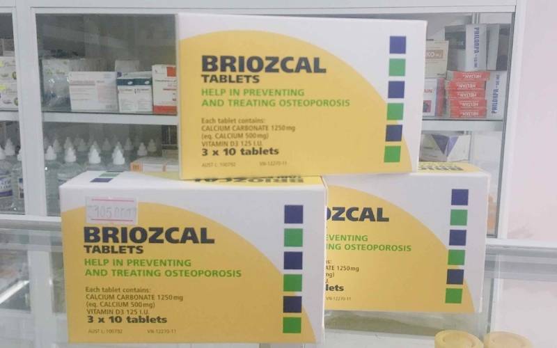 Thuốc canxi Briozcal. (Ảnh: Sưu tầm Internet)