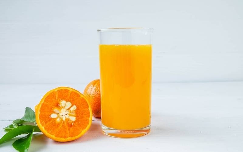 Nước cam giàu vitamin C và chất xơ. (Ảnh: Sưu tầm Internet)