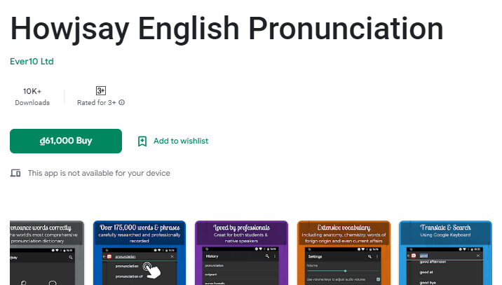 Howjsay: English Pronunciation. (Ảnh: Sưu tầm Internet)