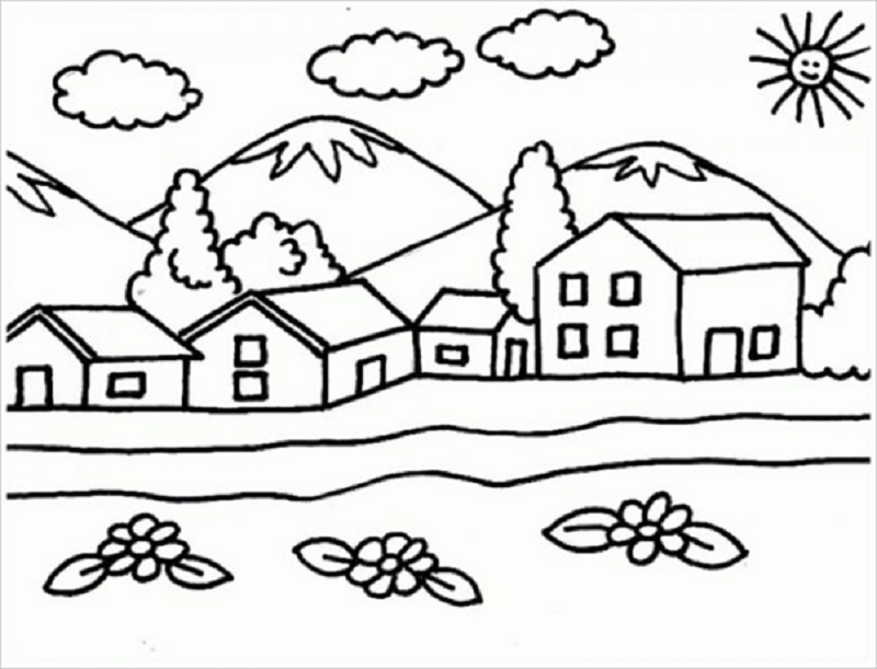 Bài tập tô màu 4 (Nguồn ảnh: Sưu tầm internet)