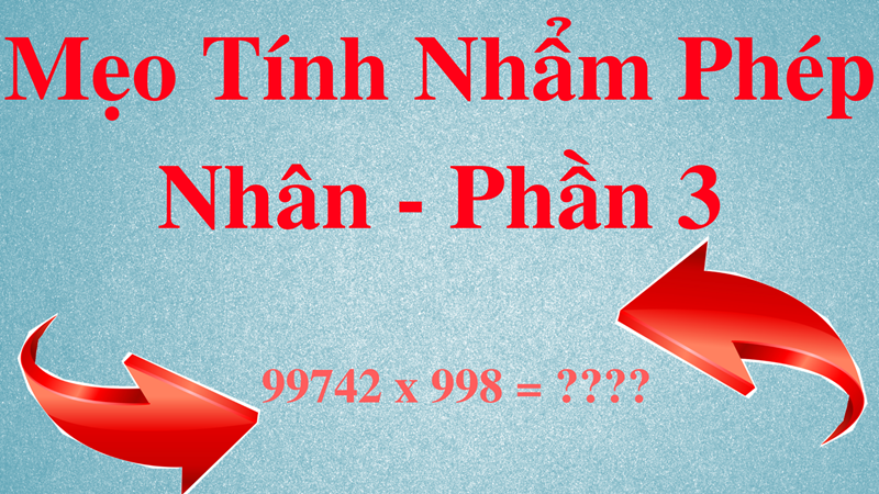 Thực hiện phép tính nhẩm trong chương trình toán lớp 3. (Ảnh: Sưu tầm internet)