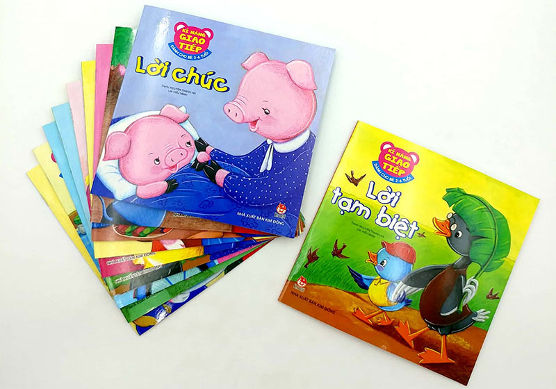 Review bộ sách " Bộ Sách Kỹ Năng Giao Tiếp - Dành Cho Bé 2-6 Tuổi- Nhà xuất bản Kim Đồng. (Ảnh: Sưu tầm Internet)