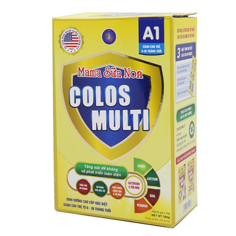 Bột sữa Mama sữa non Colos Multi A1. (Ảnh: Sưu tầm internet)
