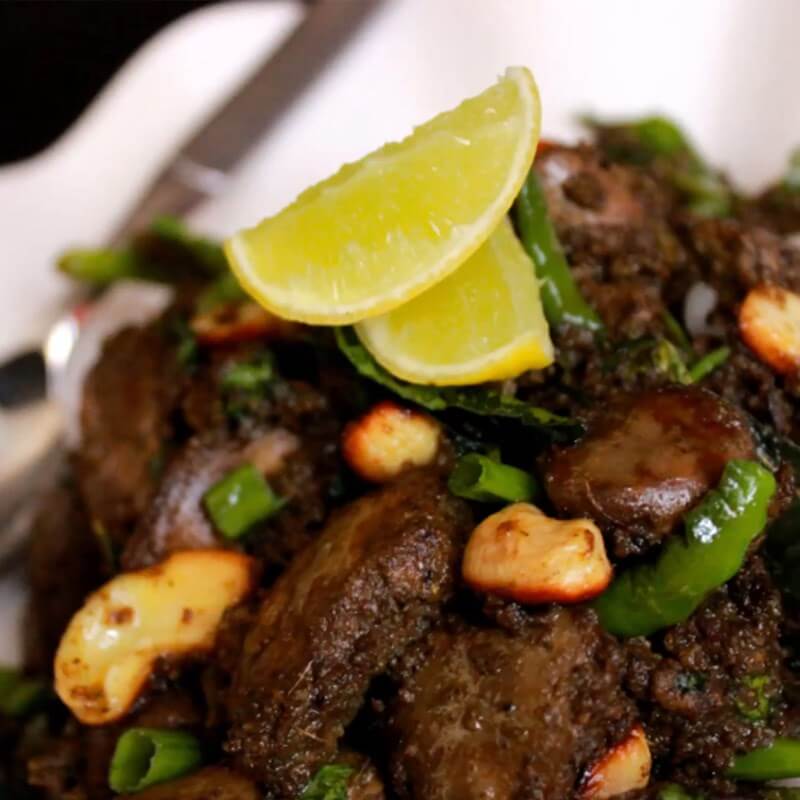 Món gan gà bổ dưỡng cung cấp lượng vitamin B7 cần thiết. (Ảnh: Sưu tầm Internet)