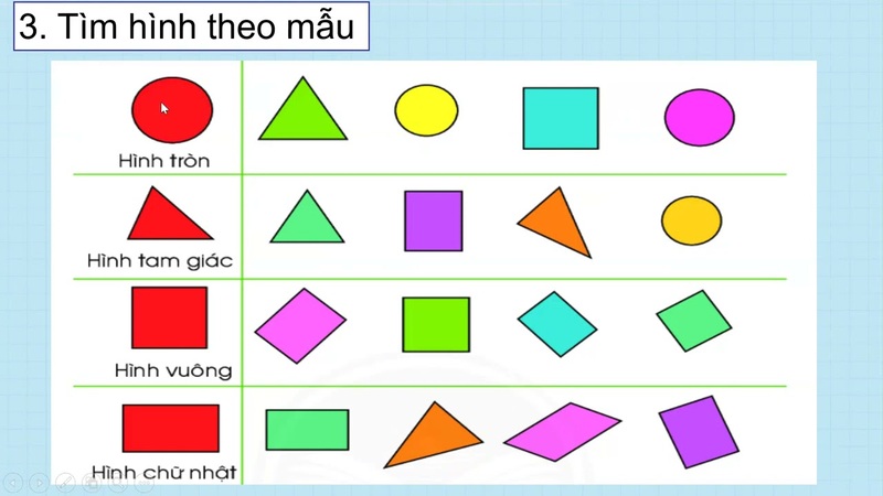 Khoanh tròn vào hình tam giác (Nguồn ảnh: Sưu tầm internet)