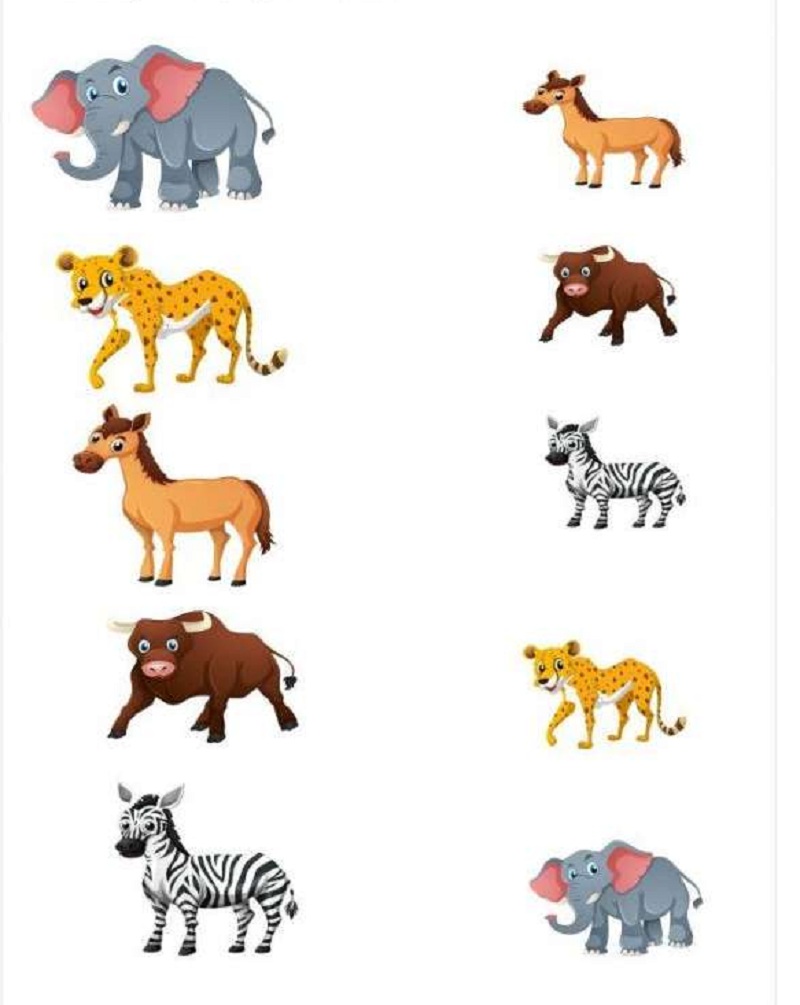 Dạng bài ghép tranh của toán tư duy 3-4 tuổi. (Ảnh: Toploigiai.vn)