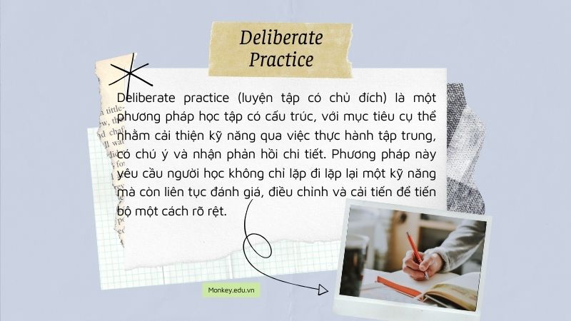 Deliberate practice là phương pháp học tập có chủ đích rõ ràng. (Ảnh: Monkey)